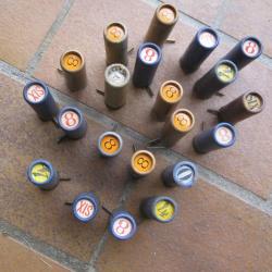 LOT DE 21 CARTOUCHES A BROCHE CAL 16
