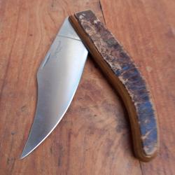 Unique Couteau EXTRMEÑIA ESPAGNE Manche en Bois et CROCO