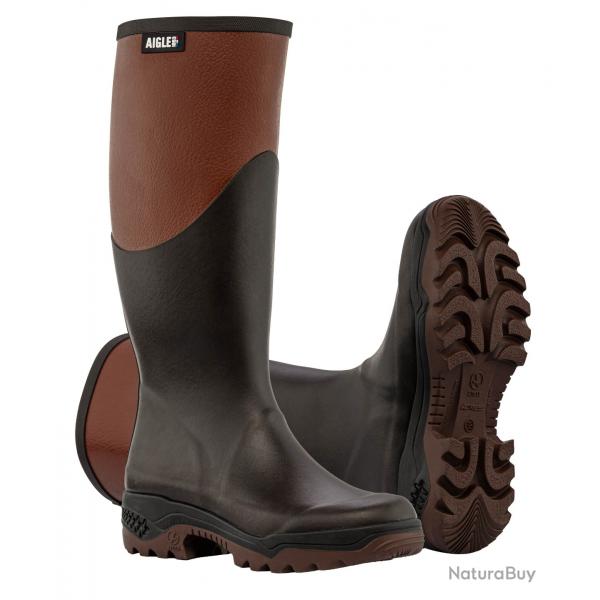 BOTTES AIGLE PARCOURS 2 BRUN - FEMME - P.37