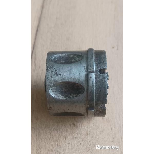 Barillet pistolet ancien marqu E L G et S avec toile