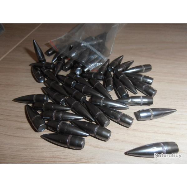 50 ogives MAS 145 gr Fmj bt Moly 7.5, 300 savage, 308, 30-06, 30-284, 300 winch mag ......