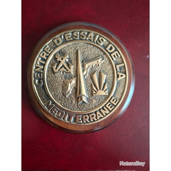 Rare Grande mdaille du Centre d'essais de la mditerrane Toulon