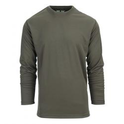 Tee shirt tactique à séchage rapide manches longues (Couleur Kaki, Taille 3XL)