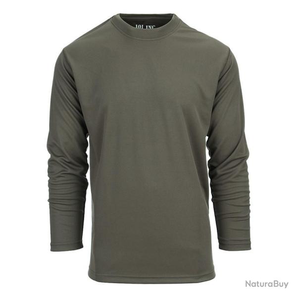 Tee shirt tactique  schage rapide manches longues (Couleur Kaki, Taille 3XL)