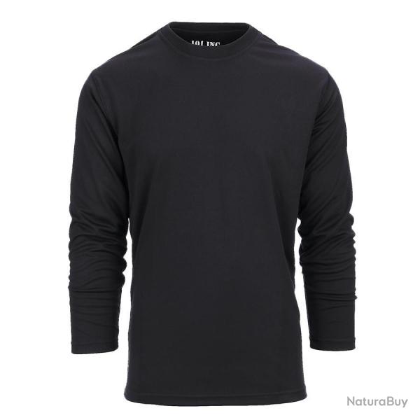 Tee shirt tactique  schage rapide manches longues (Couleur Noir, Taille 3XL)