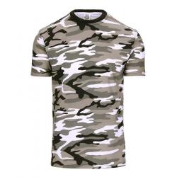 Tee shirt camouflage 100 coton Couleur Camouflage Urban