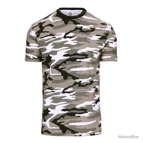 Tee shirt camouflage 100 coton Couleur Camouflage Urban