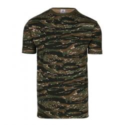Tee-shirt camouflage 100% coton (Couleur Camouflage Tigerstripe, Taille S)