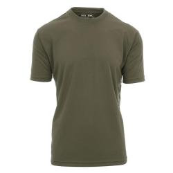 Tee shirt tactique &agrave; s&eacute;chage rapide manches courtes (Couleur Vert, Taille M)
