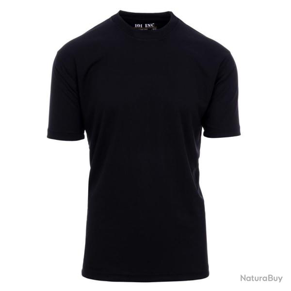Tee shirt tactique  schage rapide manches courtes (Couleur Noir, Taille 3XL)