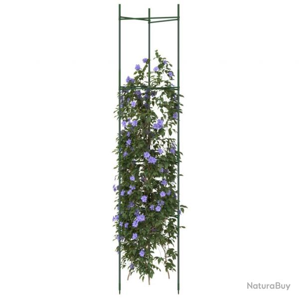 Cages  tomates 8 pcs 154 cm acier et PP