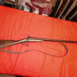 Fusil à broche cal 16 à restaurer