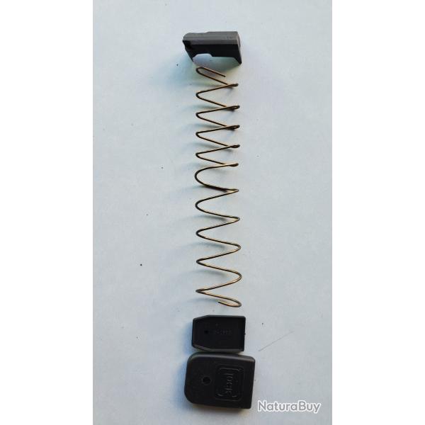 Ressort + poussoir et talon chargeur glock 21 en 45 acp 13 cps