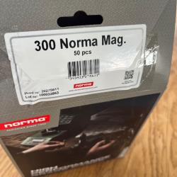 50 Douilles neuves Norma Cal. 300 NM