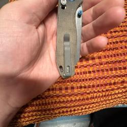 Olight Rubato 2 - Couteau de Poche Pliant EDC avec Verrouillage de Type Rail-lock