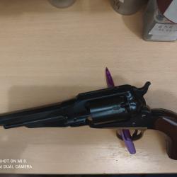 Revolver UBERTI 1858 NEW NAVY IMPROVED Cal.36 7.3/8" POUDRE NOIRE