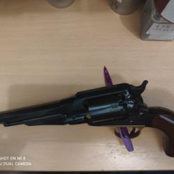Revolver UBERTI 1858 NEW NAVY IMPROVED Cal.36 7.3/8" POUDRE NOIRE