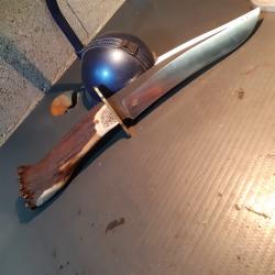Couteau bowie artisanal