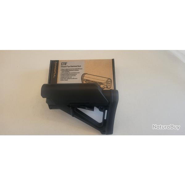 Crosse MAGPUL CTR COM-SPEC pour AR-15 + Appui-joue Moyen noir