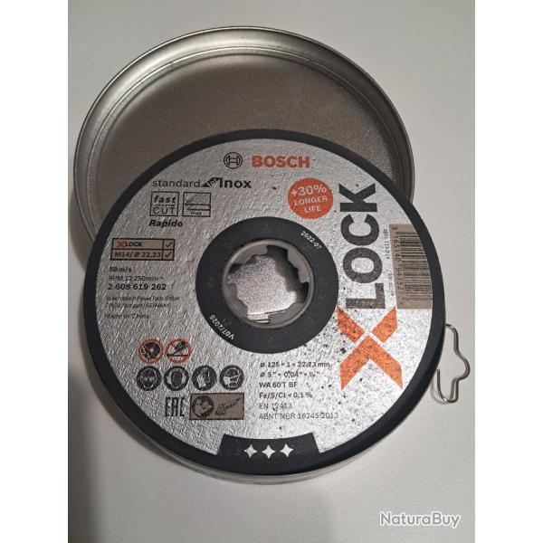 7 disques a trononner bosch xlock neuf dans leur bote