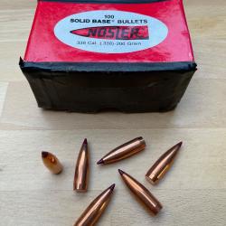 Ogives NOSLER BALLISTIC TIP calibre .338 - 200 grsRéf: 39595