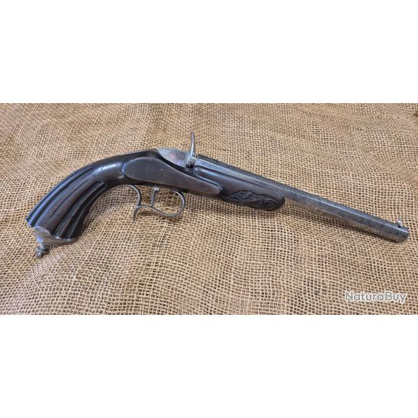 Pistolet liegeois de salon calibre 6mm Canon ray super tat