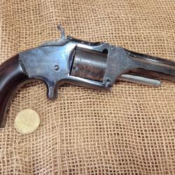 BEAU REVOLVER SMITH & WESSON SECOND MODELE (N° 2 OLD ARMY) CAL 32 RF