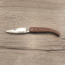 Couteau pliant manche en bois possibilité de le personnaliser
