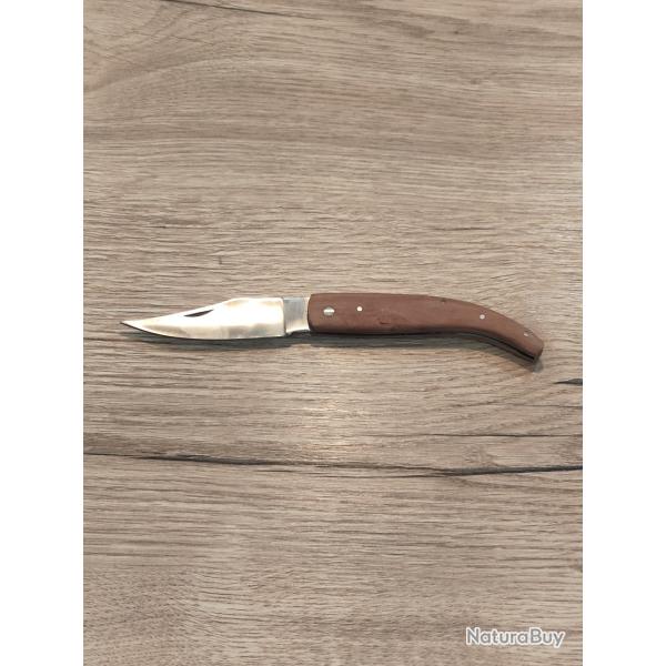 Couteau pliant manche en bois possibilit de le personnaliser