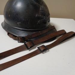lot 2 jugulaires troupe Adrian Mle. 1915 WW1