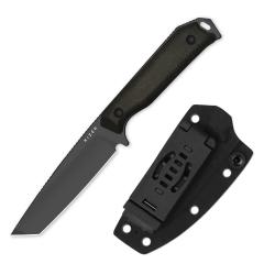 Couteau Kizer Begleiter Lame Tanto Acier 3V Manche Richlite Etui Kydex KI1045MT1