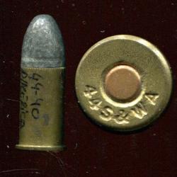 44 S&W American - marquage : 44 S&W A * - balle plomb - amorce suivre