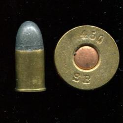 .450 Bull Dog - marquage : SB 450  - amorce cuivre