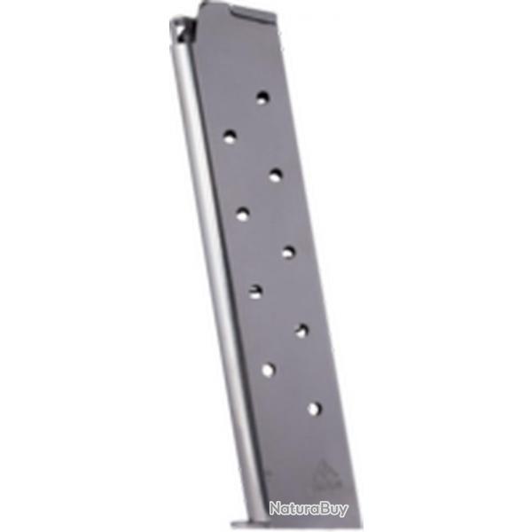 Chargeur MEC-GAR 1911 11 coups .45 ACP  (Noir ou Nickel) 1911 Full - 11 coups - Nickel