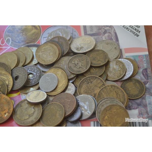 Lot de 60 pices diffrentes France