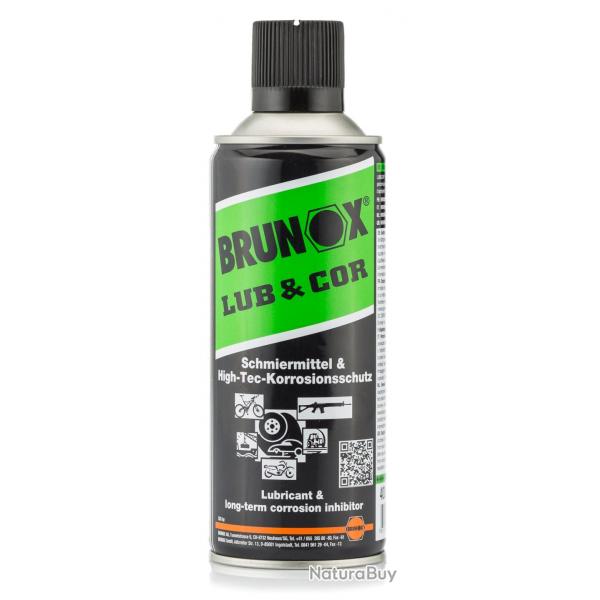 Lubrifiant Lub & Cor en arosol 400 ml - Brunox Arosol 400 ml