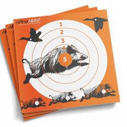 Cible 14 x 14 cm lot 10 pieces Pro Hunt