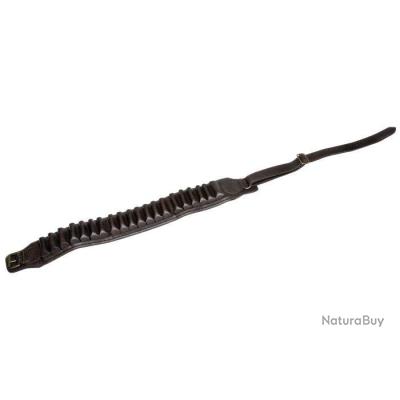 Cartouchière En Cuir 20 Tubes – Fourreau Double Intérieur Pour Carabine – Occasion Bon état