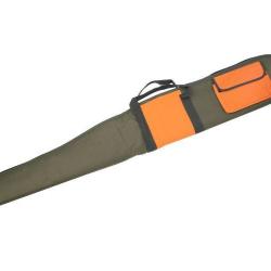 Etui fusil chorsin 130 cm vert et orange avec poche