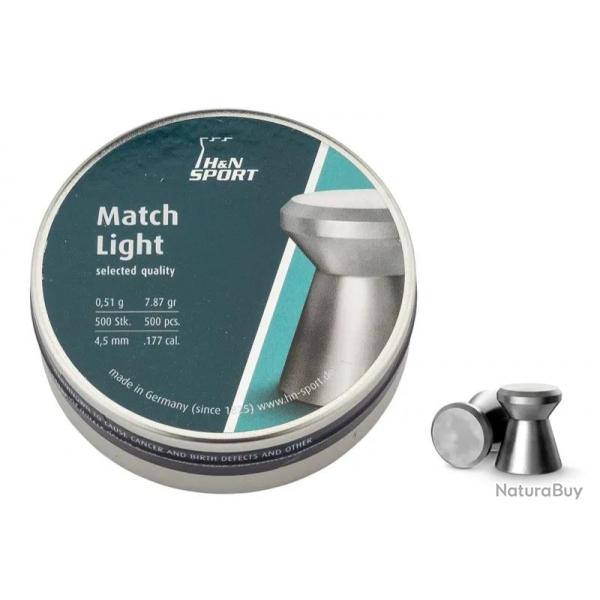 Plombs Match Light cal. 4,5 mm 4.5 mm