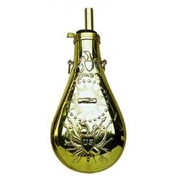 Poire à poudre Zouave en laiton cal. .58 .58 PN
