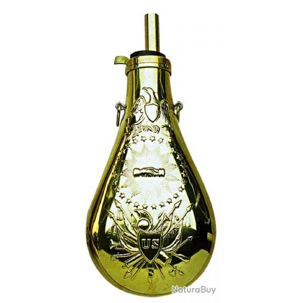 Poire  poudre Zouave en laiton cal. .58 .58 PN