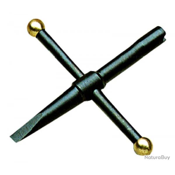 Cl cruciforme 5 mm avec tournevis spcial revolver