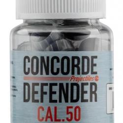 Cal. 50 - Billes de Défense à ailettes caoutchouc - Pot de 30 munitions Sniper .50 Air