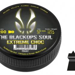 Plombs The Black Ops Soul EXTREM CHOC Cal. 5,5 mm 5,5 mm