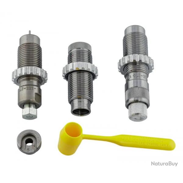 Jeux de 3 outils acier pour armes d'paule - Lee prcision 6.35 mm 25-45 SHARPS 3-Die Set #90475