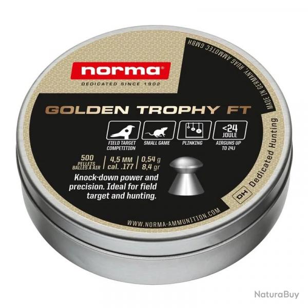Plombs Norma GOLDEN TROPHY FT 4,5mm