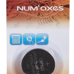 Blister 1 pile CR2430 lithium 3 V Num'Axes