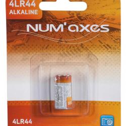 Blister 1 pile 4LR44 alcaline 6 V Num'Axes