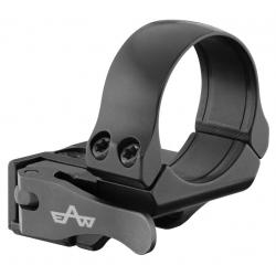 Montage basculant coudé EAW en deux pièces avec anneau Diam. 30 mm - BH 18 mm - Coude arrière